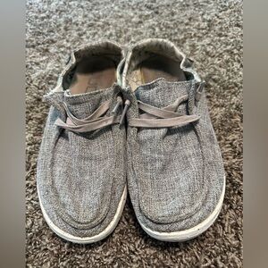 Kids Grey Wendy Hey Dudes Size 5